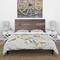 Designart 'Multi-Color Bird on Tree' Traditional Bedding Set - Duvet Cover & Shams